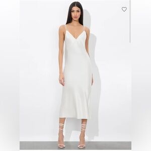 NEW Alice and Olivia satin slip dress